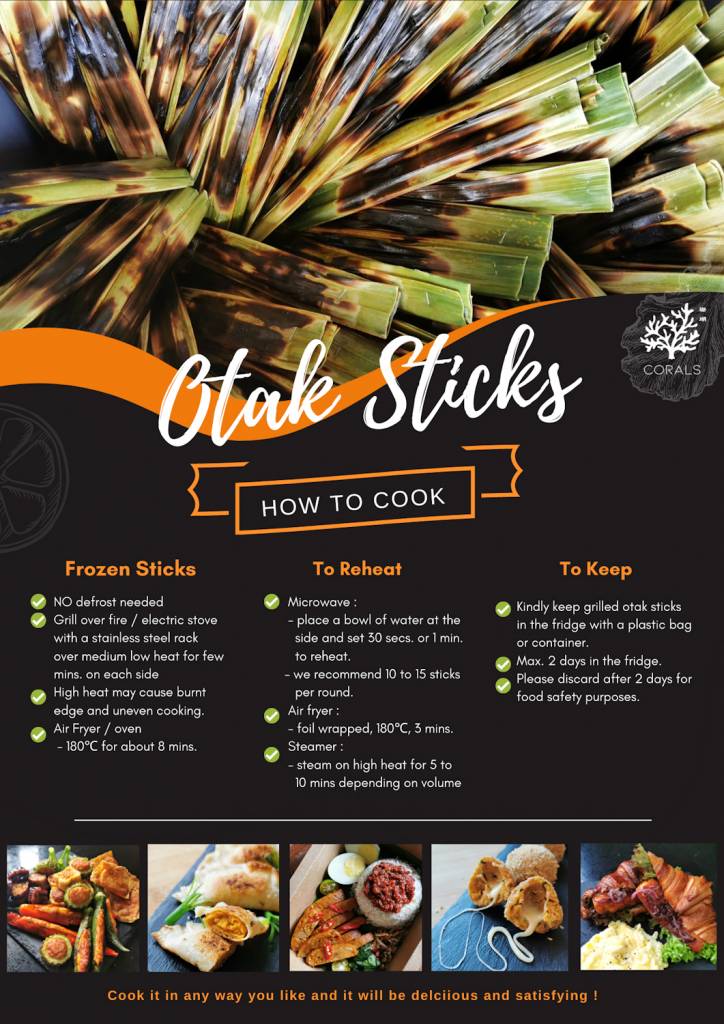 otak sticks how to cook